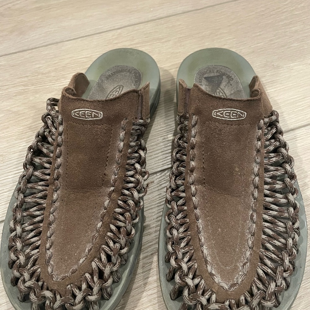 KEEN Uneek Unisex Woven Cord Slip-on Mule Sandals (Women’s 8.5 / Men’s 7) - Picture 3 of 5